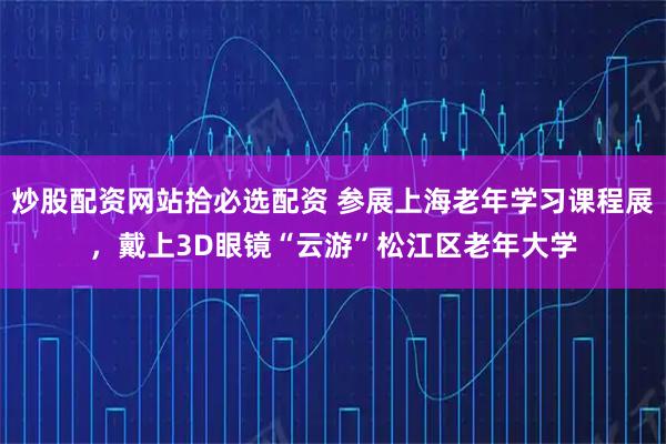 炒股配资网站拾必选配资 参展上海老年学习课程展，戴上3D眼镜“云游”松江区老年大学